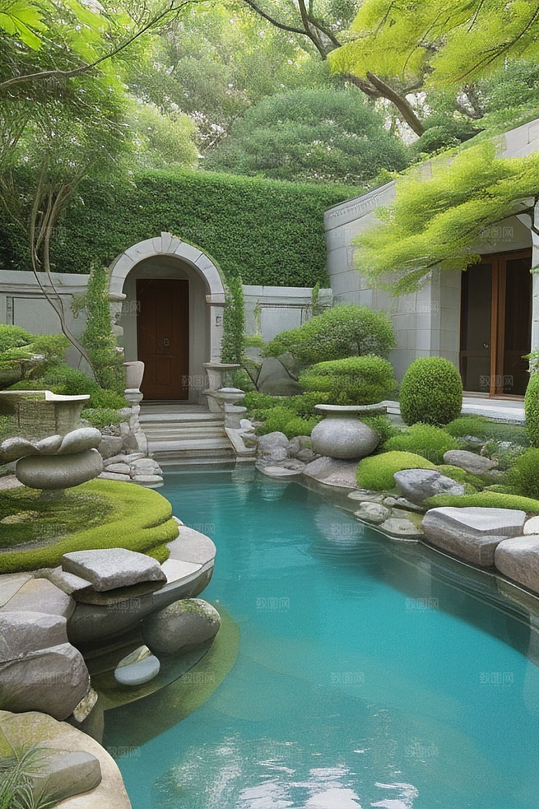 大自然的抚慰纳尔逊吴呈现的宁静花园
