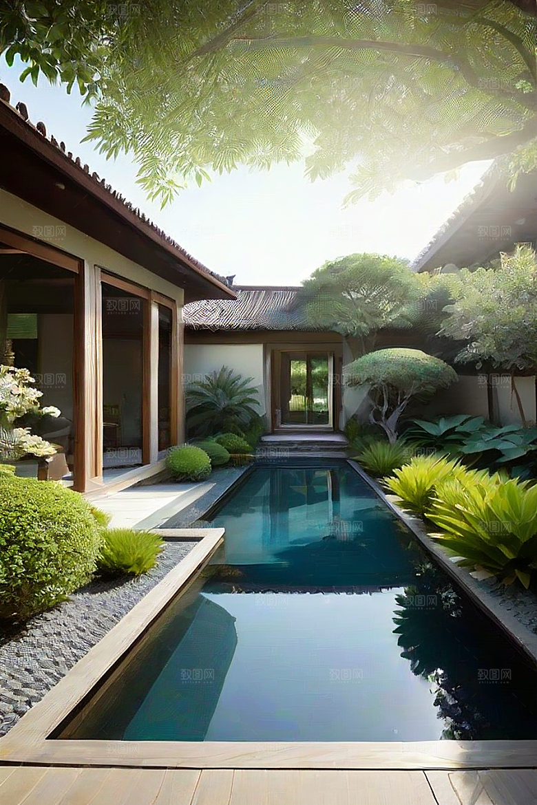 大自然的抚慰纳尔逊吴呈现的宁静花园
