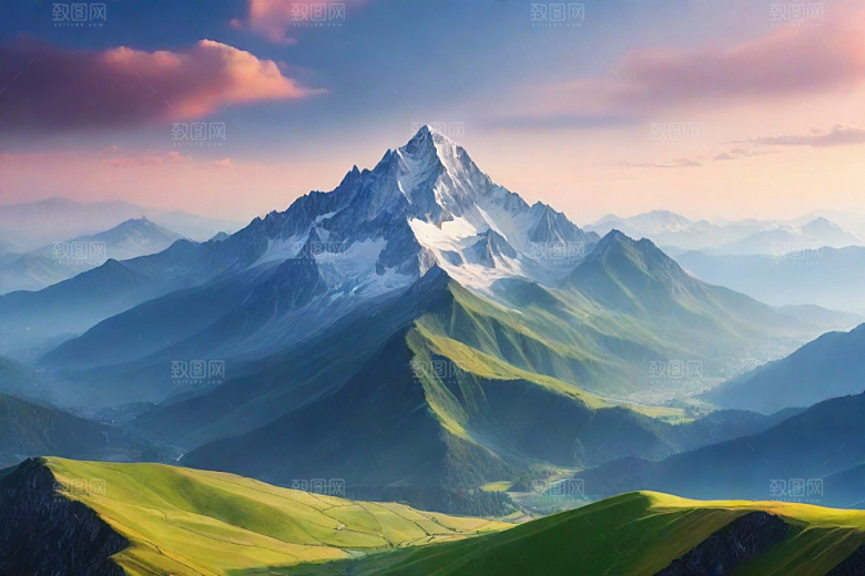沉浸其中山顶的享受之美