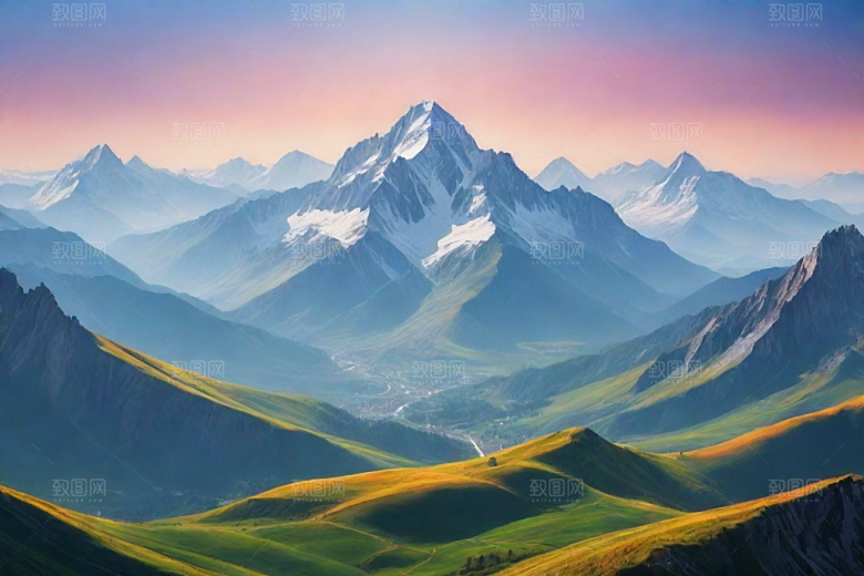 沉浸其中山顶的享受之美