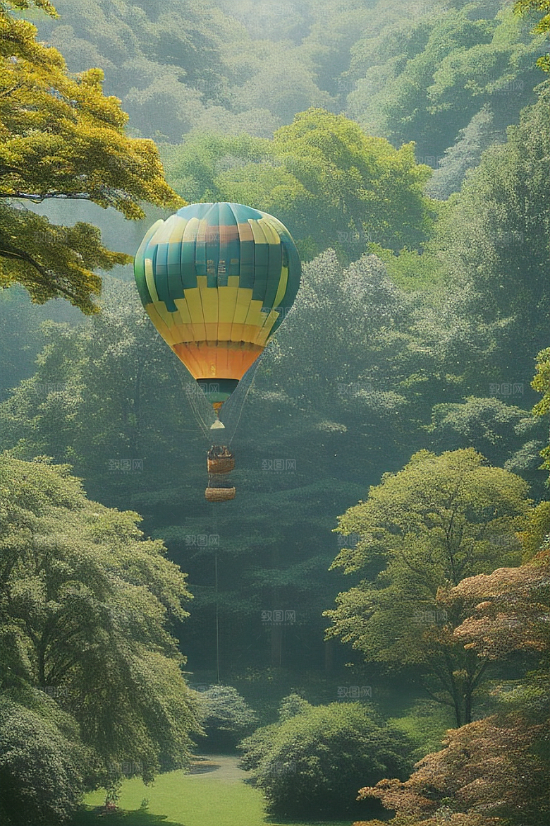 幻境飞行热气球中的梦幻与奇观