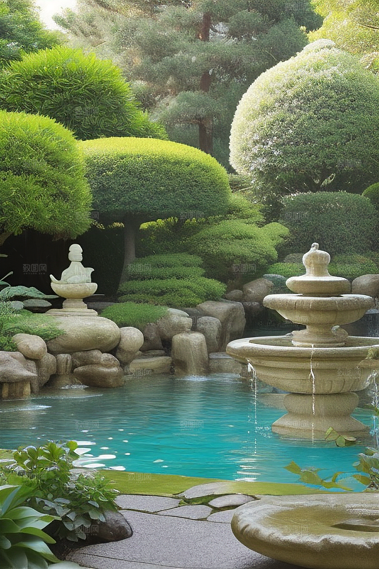 静谧之境吴氏艺术品展现的宁静花园
