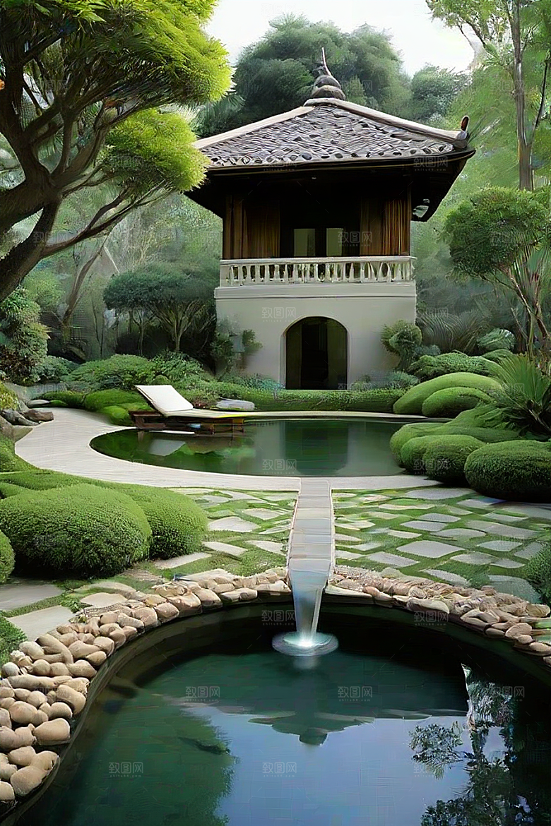 大自然的抚慰纳尔逊吴呈现的宁静花园