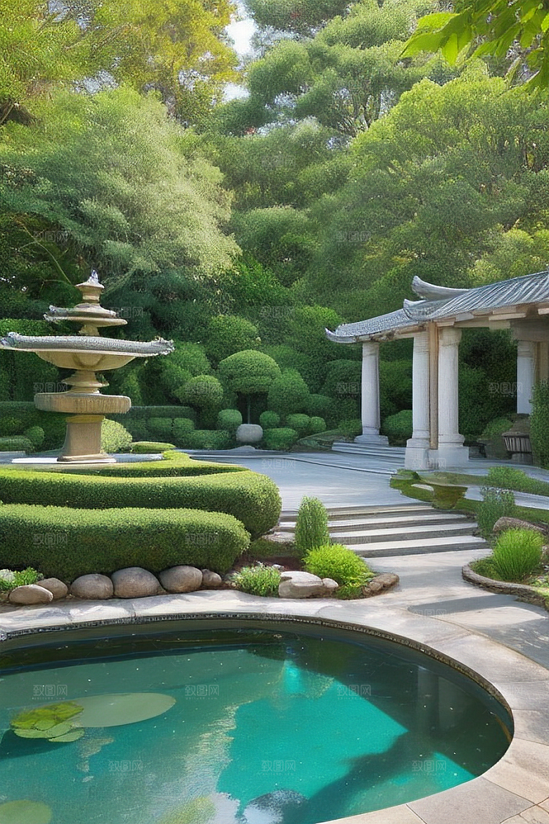 大自然的抚慰纳尔逊吴呈现的宁静花园