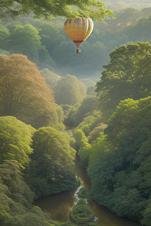 空中奇观热气球中的惊叹与美丽