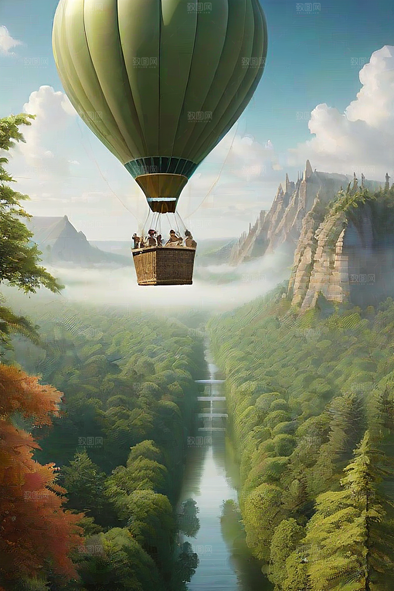 空中奇观热气球中的惊叹与美丽