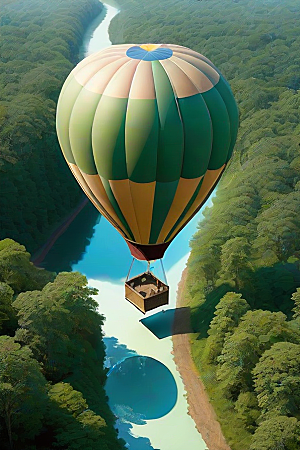 空中奇观热气球中的惊叹与美丽