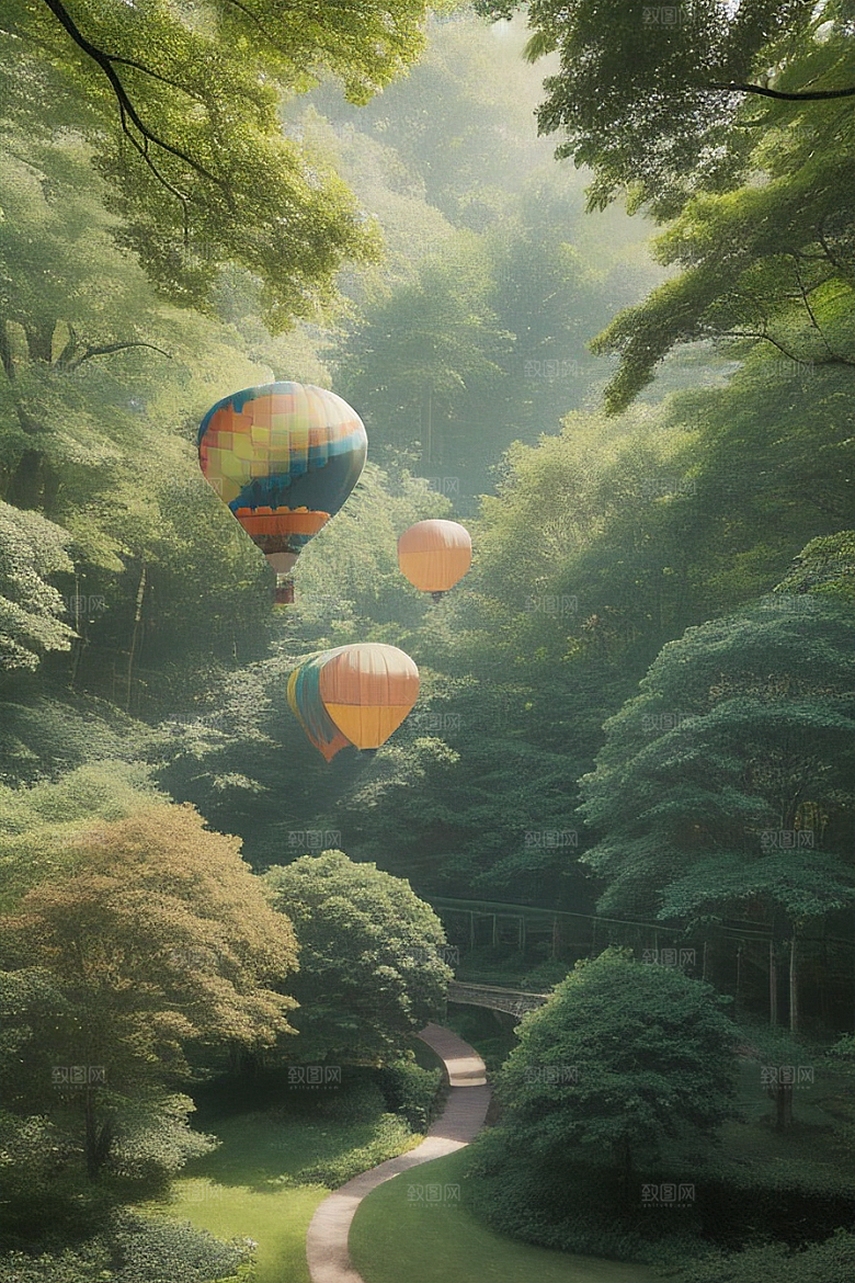 空中奇观热气球中的惊叹与美丽