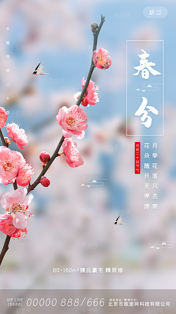 春分二十四节气海报