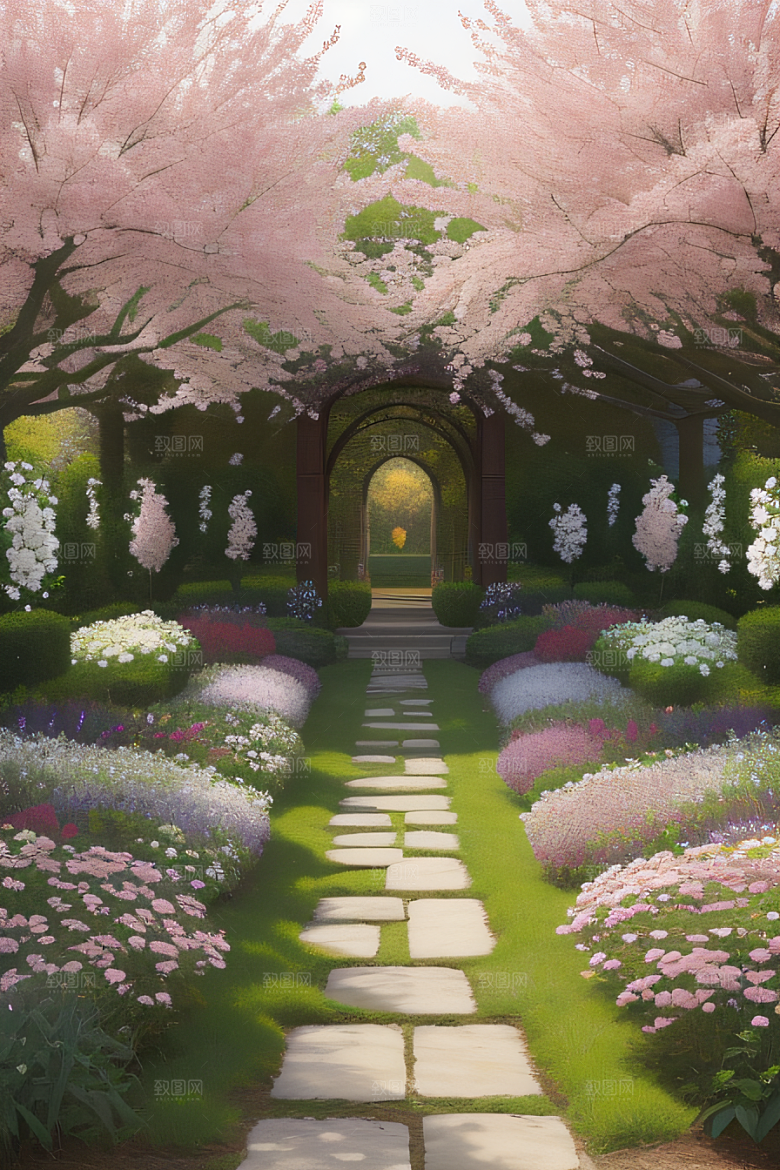 春天的缤纷色彩展示