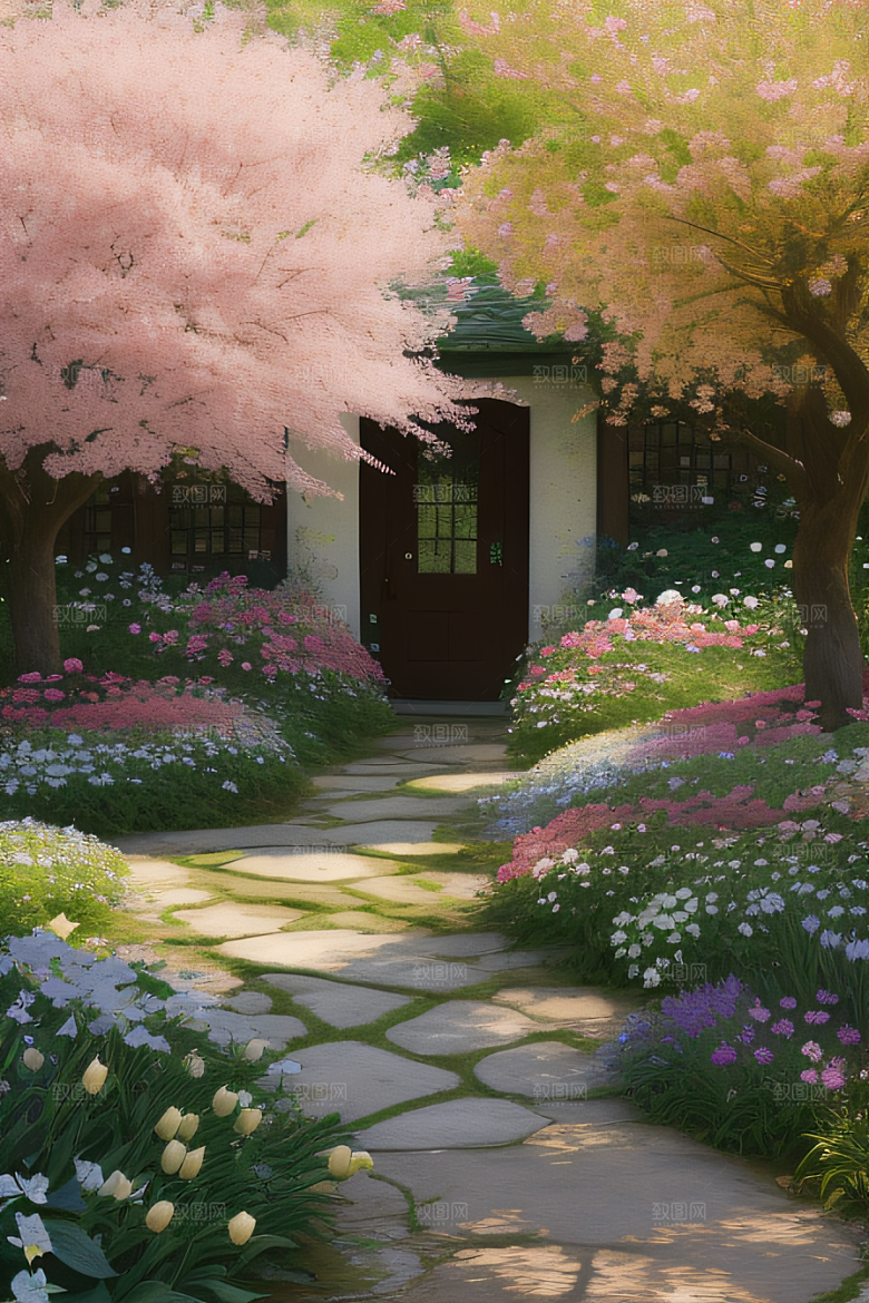 春天的缤纷色彩展示