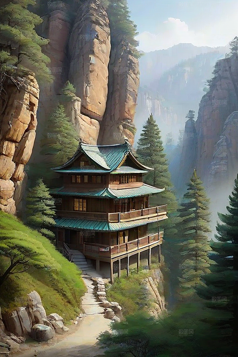 梦幻山居自然美景