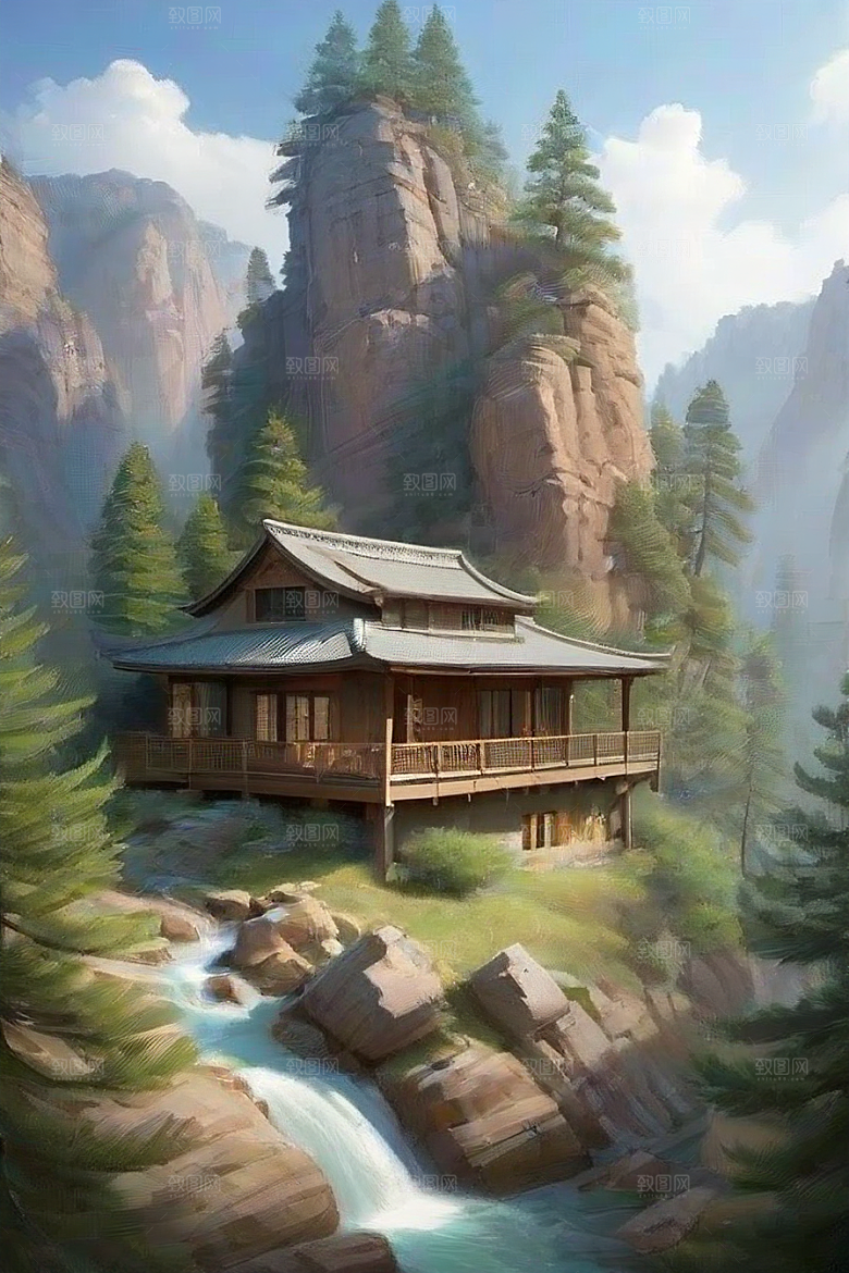 梦幻山居自然美景
