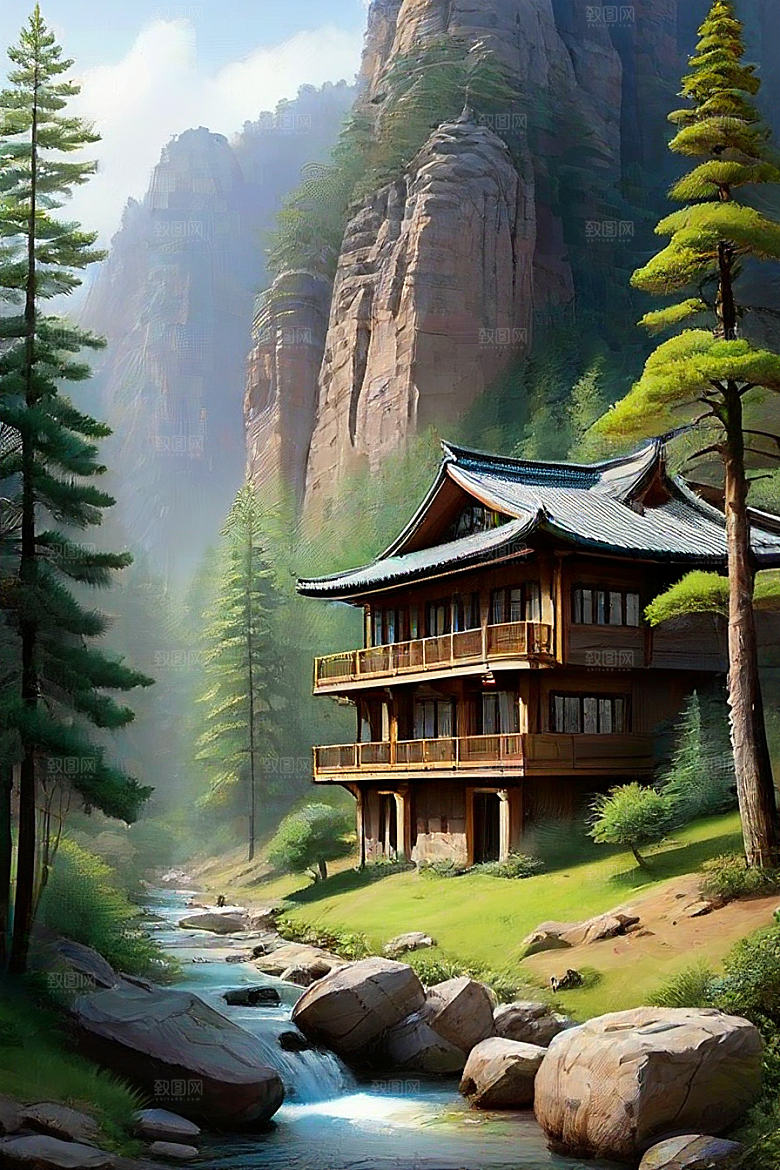 梦幻山居自然美景