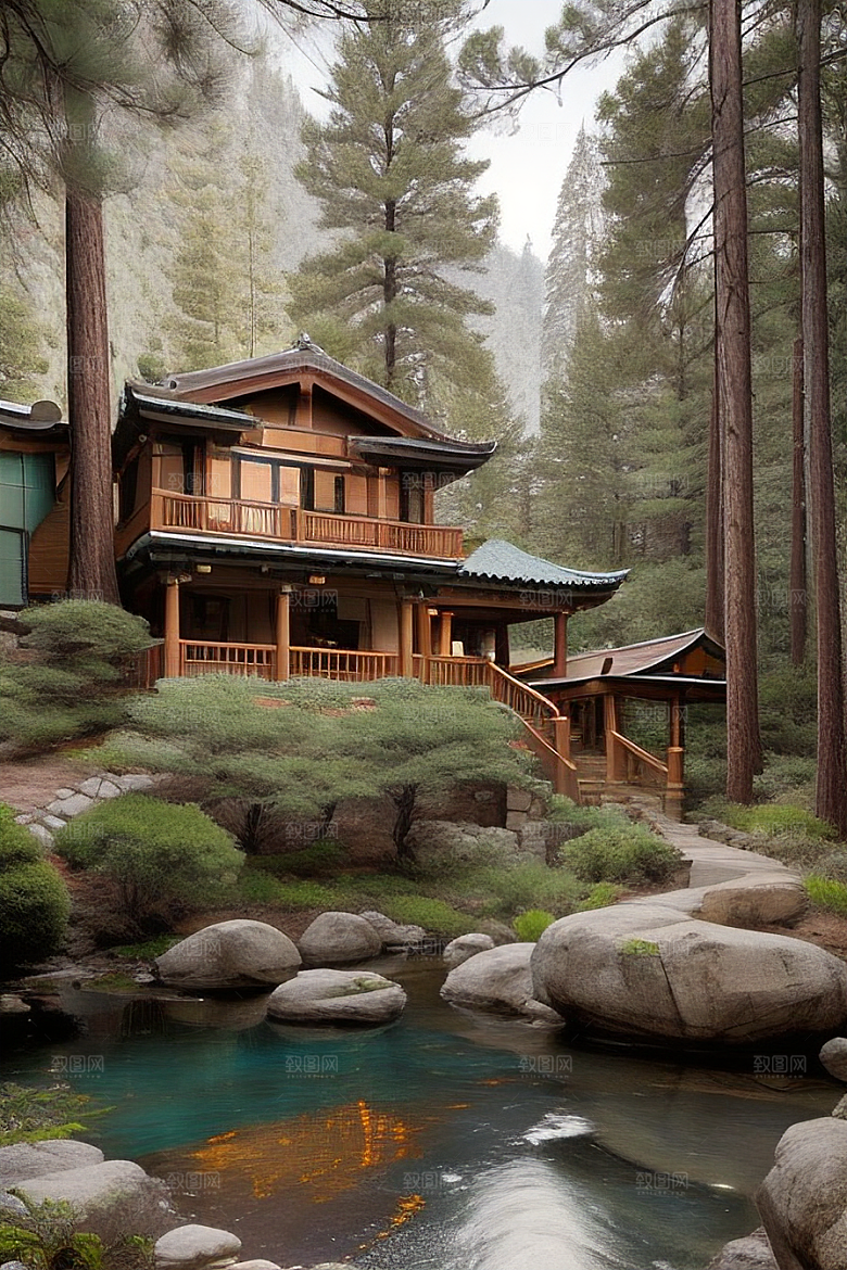 魔幻山谷自然景色与温馨住所的完美结合