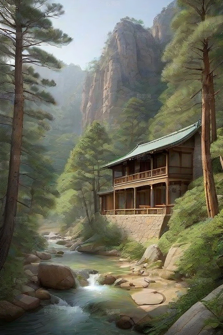 魔幻山谷自然景色与温馨住所的完美结合