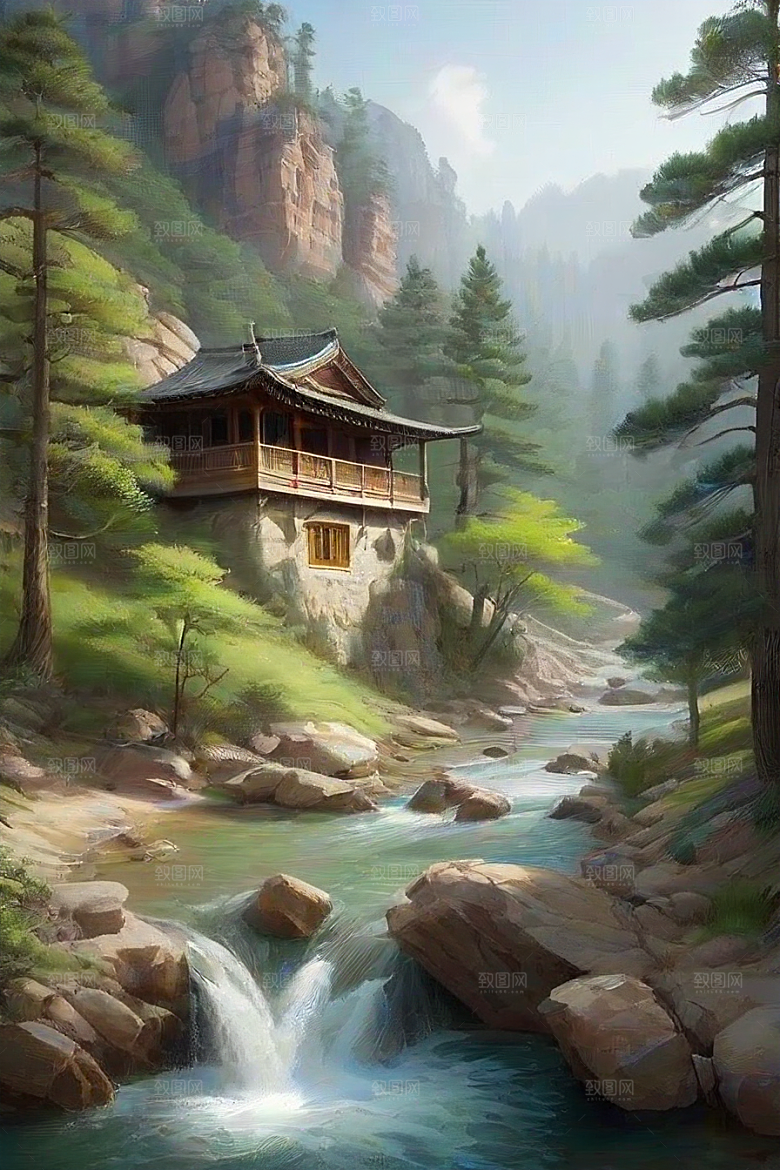 魔幻山谷自然景色与温馨住所的完美结合