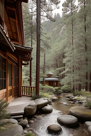 魔幻山谷自然景色与温馨住所的完美结合