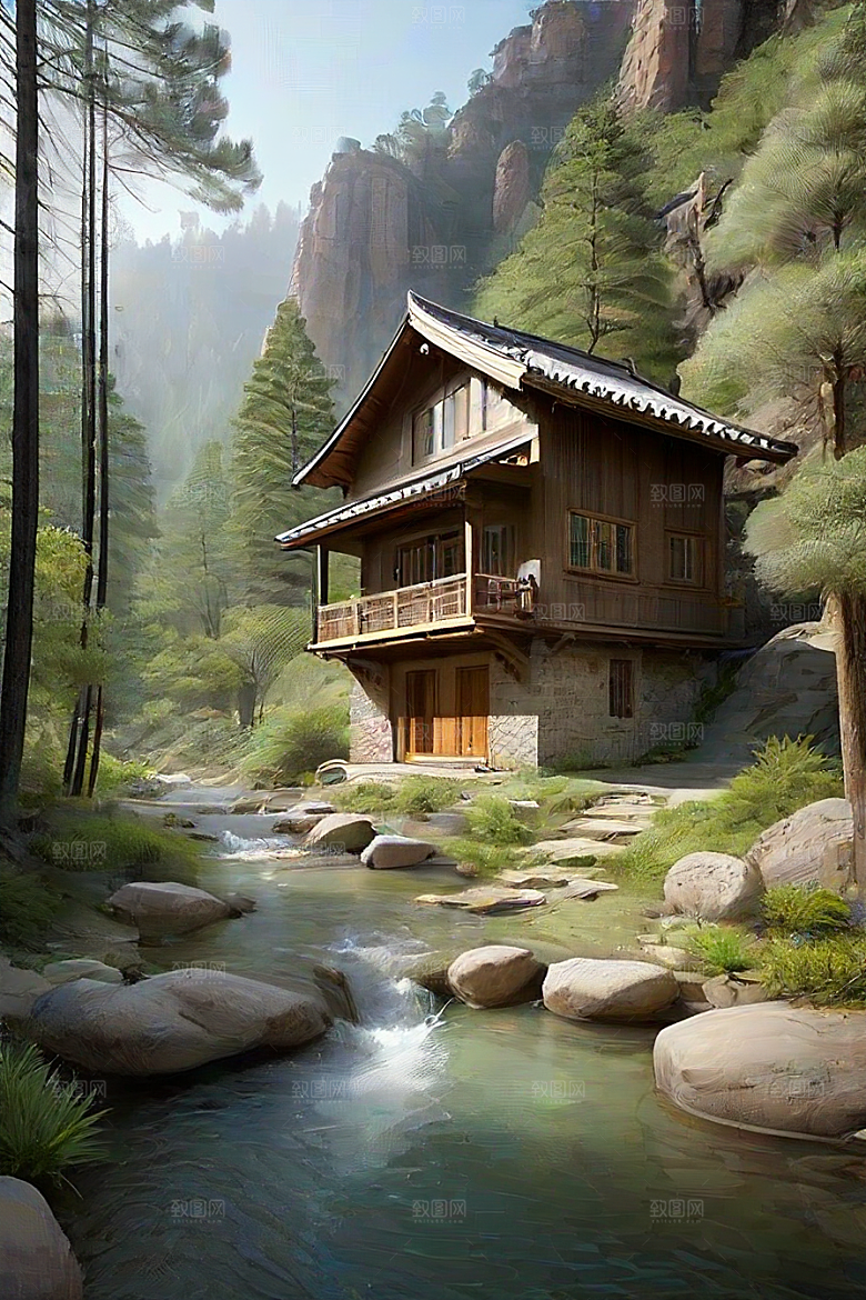 山林乐园自然与人类和谐共生的理想之地