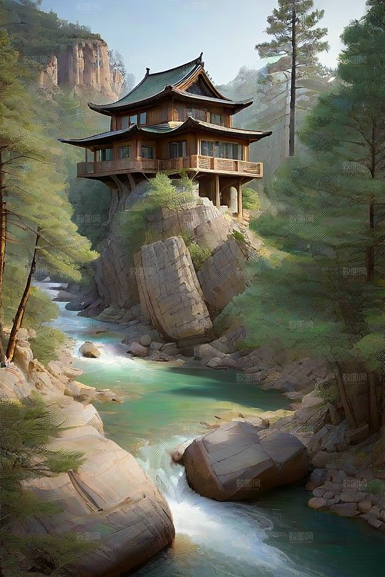 山林乐园自然与人类和谐共生的理想之地