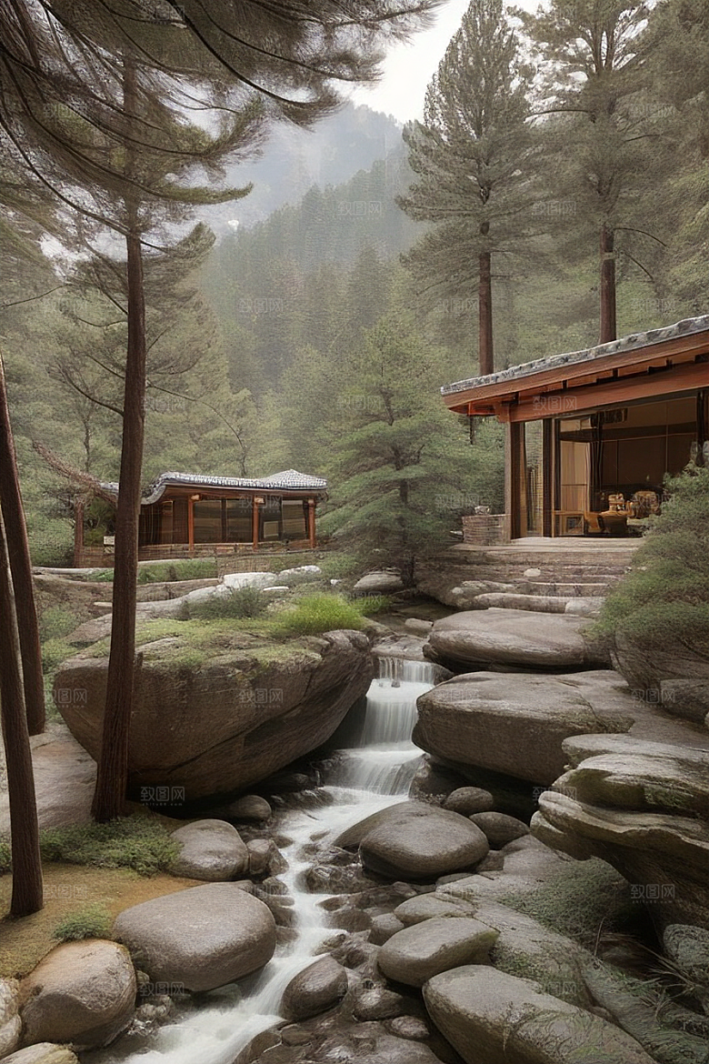 魔幻山谷自然景色与温馨住所的完美结合