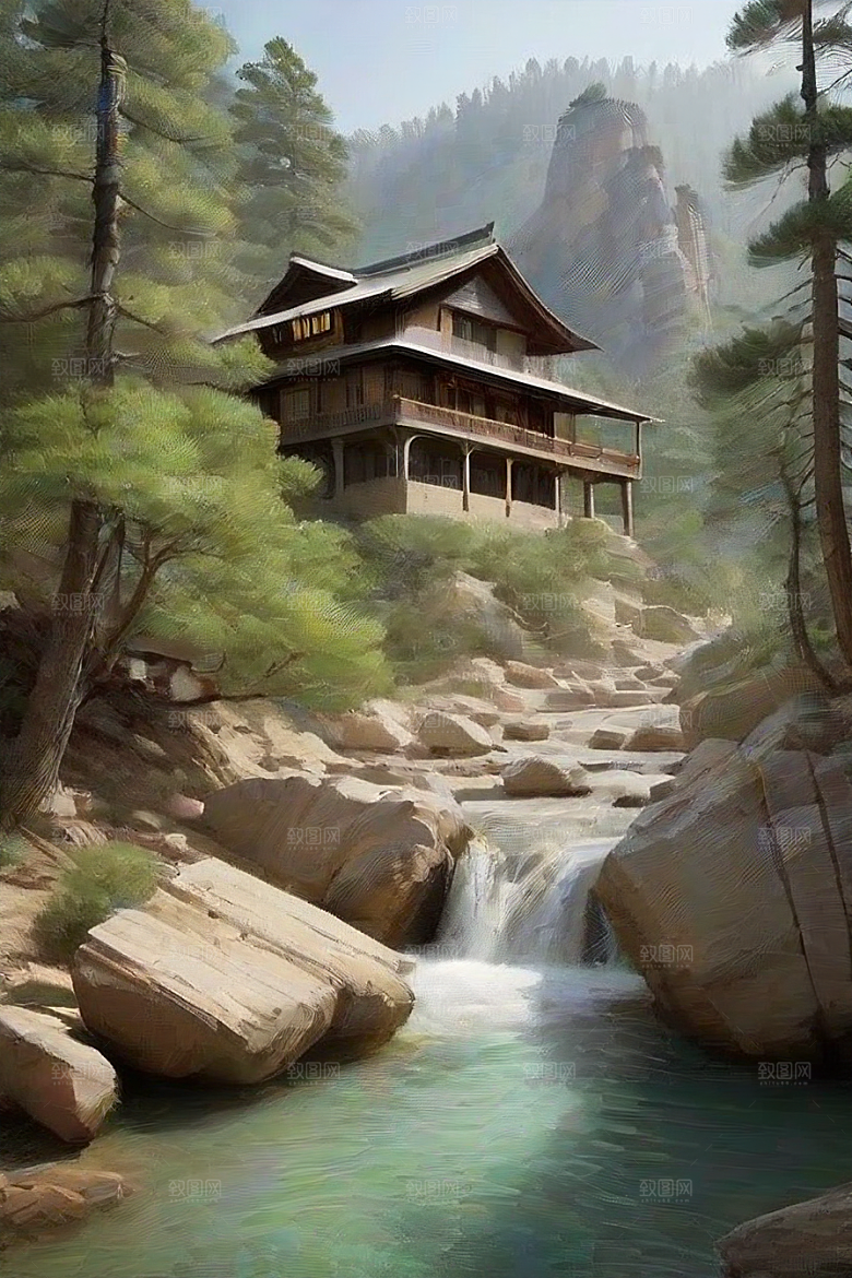魔幻山谷自然景色与温馨住所的完美结合