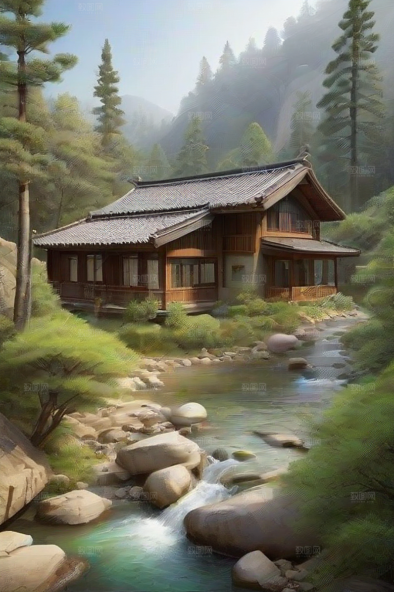 魔幻山谷自然景色与温馨住所的完美结合