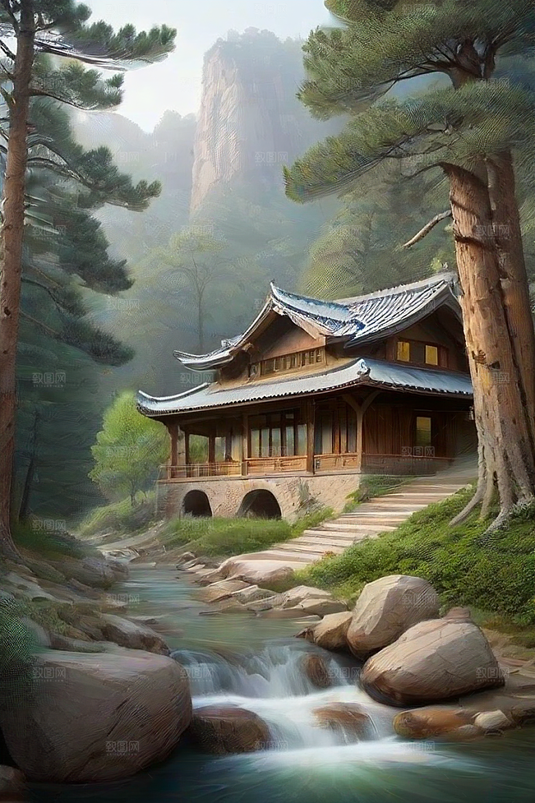 魔幻山谷自然景色与温馨住所的完美结合