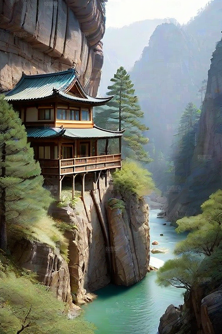 魔幻山谷自然景色与温馨住所的完美结合