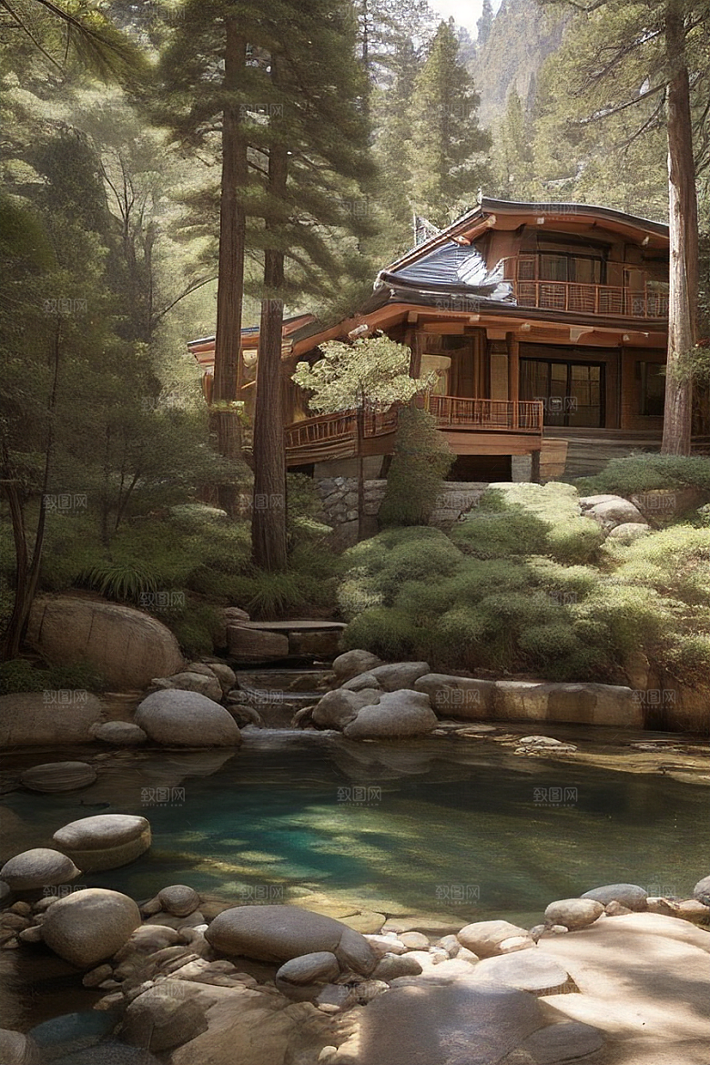 魔幻山谷自然景色与温馨住所的完美结合