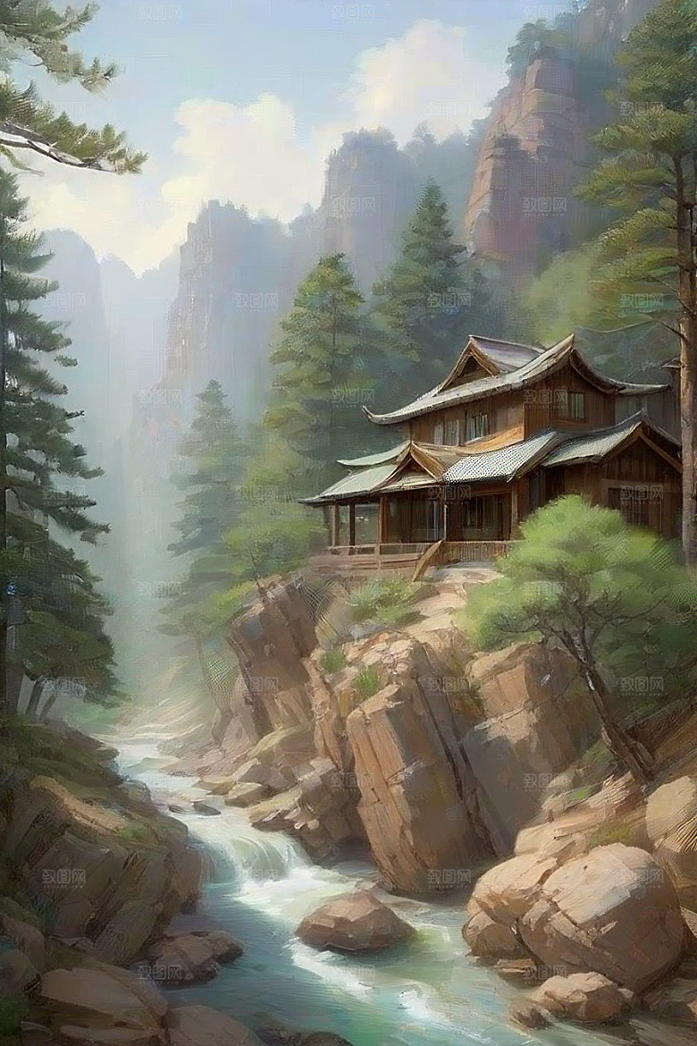 山林乐园自然与人类和谐共生的理想之地