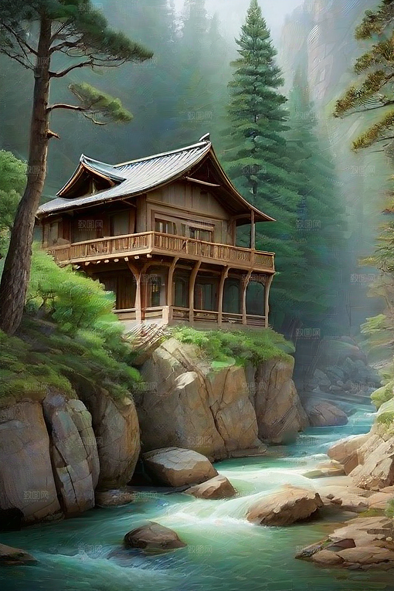 魔幻山谷自然景色与温馨住所的完美结合