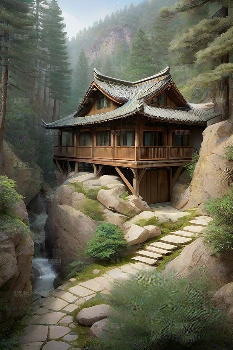 魔幻山谷自然景色与温馨住所的完美结合