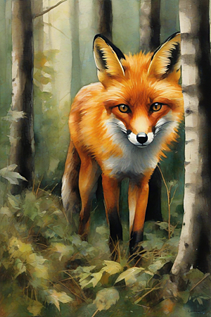 森林狩猎狡猾狐狸的狩猎技巧
