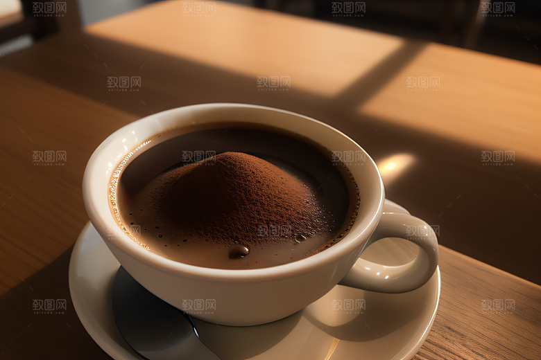 悠闲品味的咖啡时光