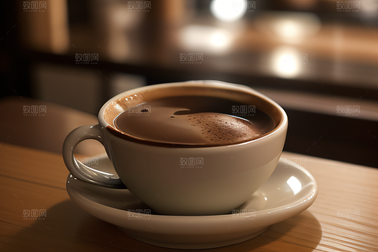 悠闲品味的咖啡时光