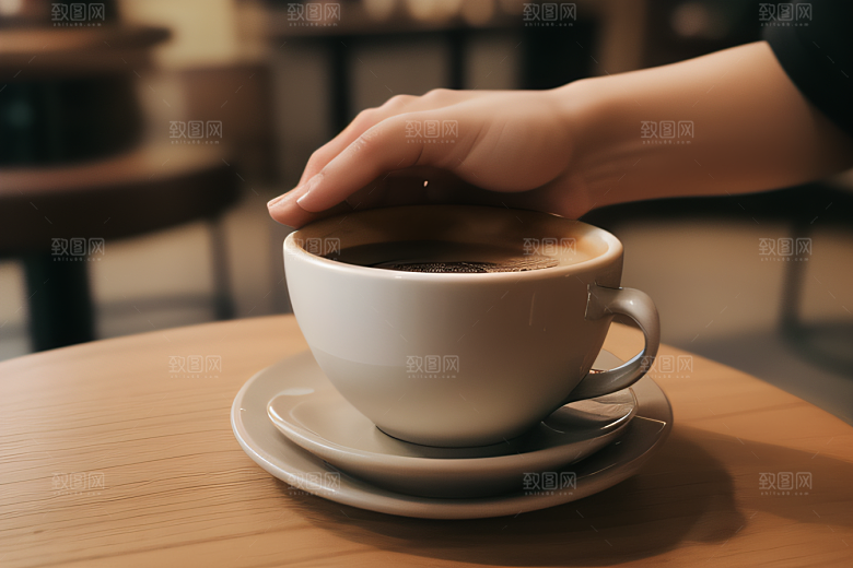 醇香浓郁的一杯咖啡