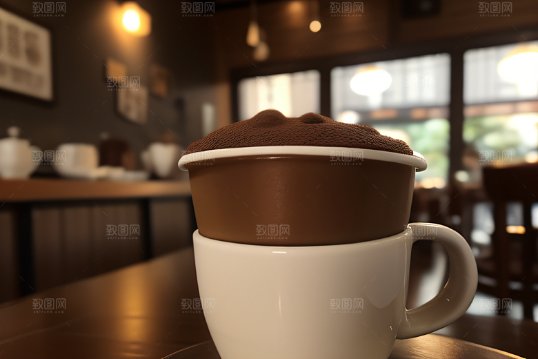 醇香浓郁的一杯咖啡