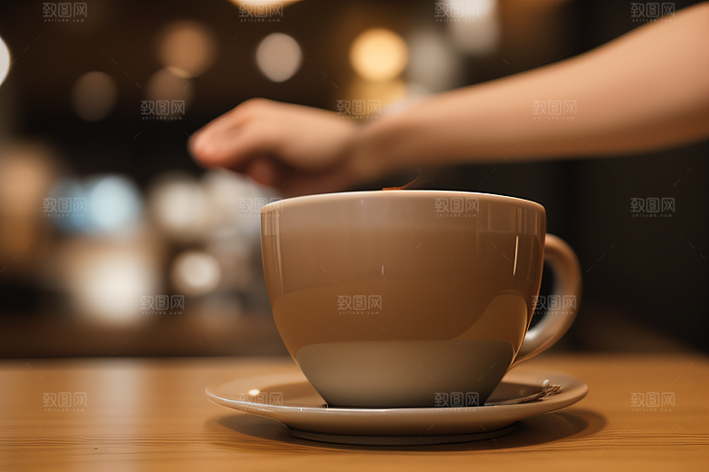 醇香浓郁的一杯咖啡
