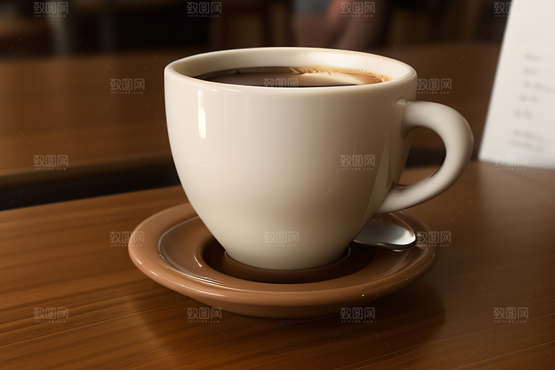 醇香浓郁的一杯咖啡