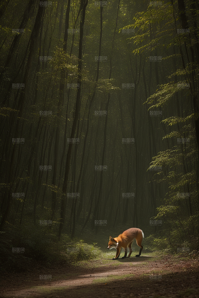 狡猾狐狸的森林狩猎策略