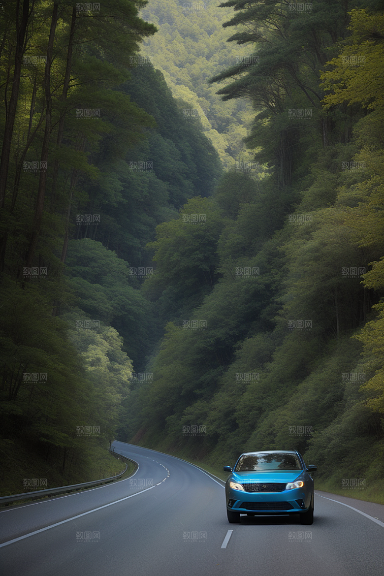 自由之旅驰骋在风景绝美的公路上
