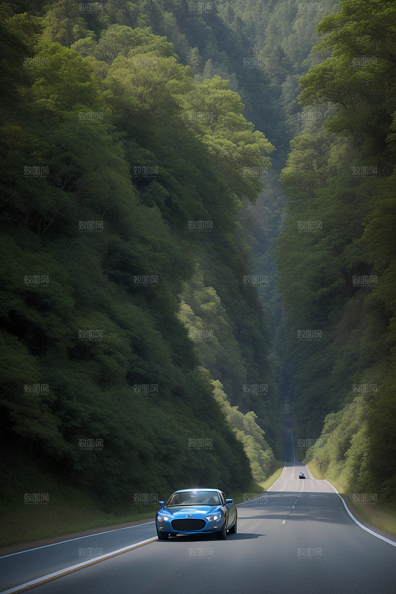 自由之旅驰骋在风景绝美的公路上