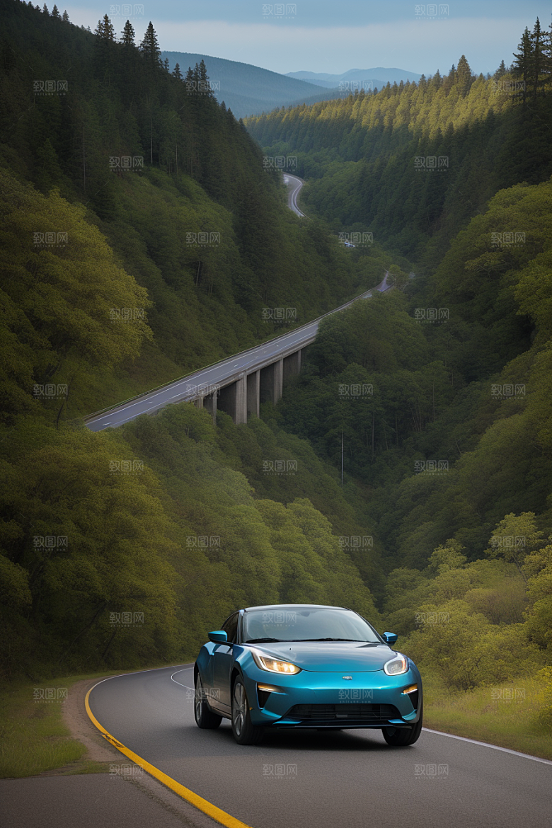 自由之旅驰骋在风景绝美的公路上