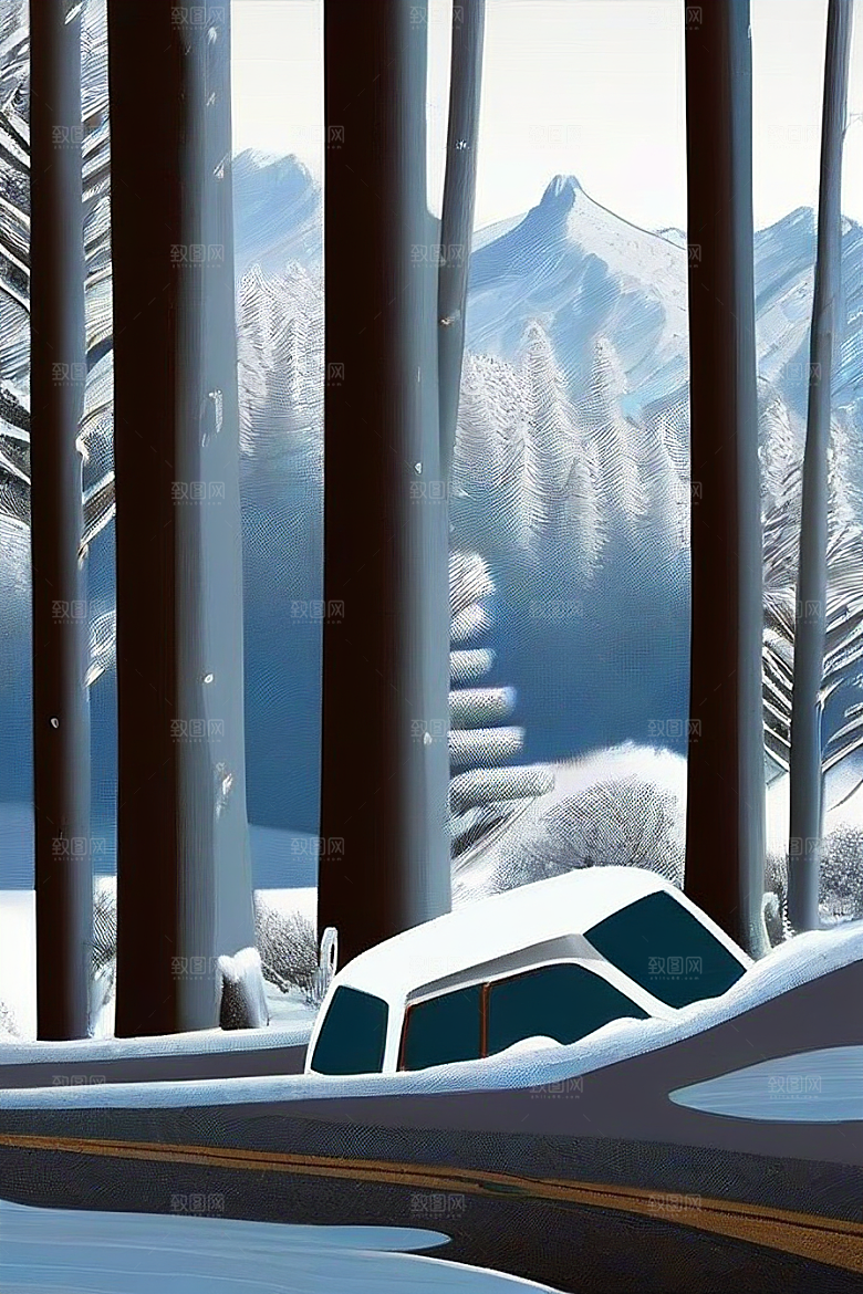 冰雪驾驶征服雪山高峰的畅快之旅