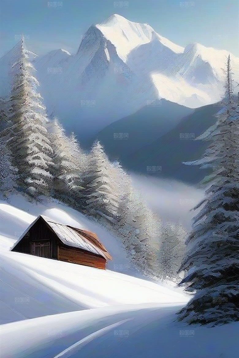 雪山之美冰雪世界中的壮丽探险