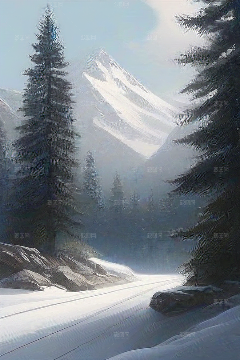 雪山之美冰雪世界中的壮丽探险