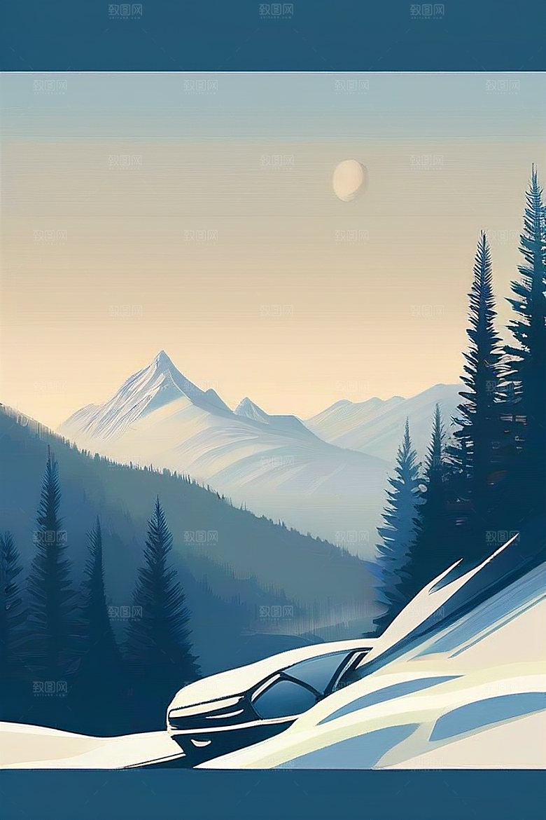 冰雪驰骋雪山之旅的速度与激情