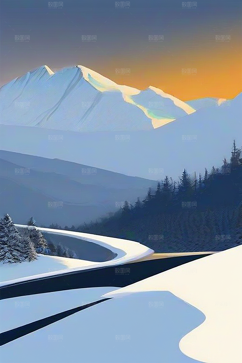 冰雪驰骋雪山之旅的速度与激情