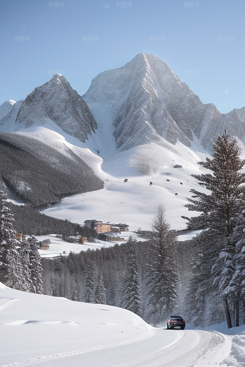 雄伟之旅雪山壮丽景色的探索之旅
